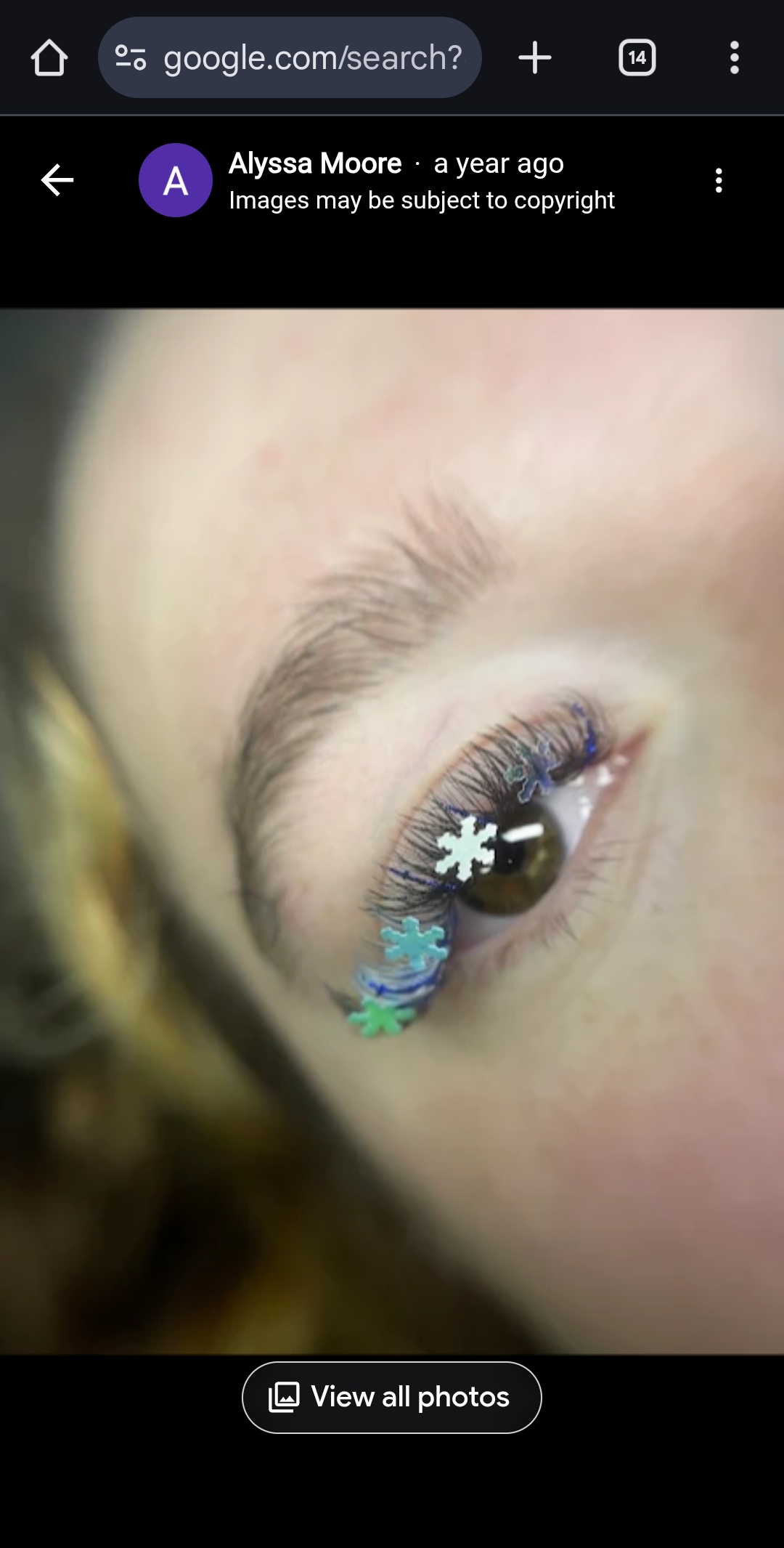 Festive Lash Design